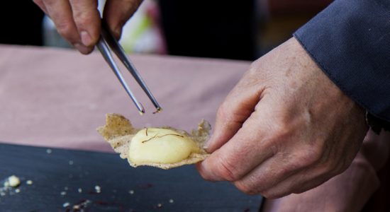 Mousse parmiggiano e ZafferanoVeneziano